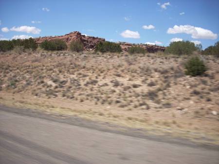 Along I-40