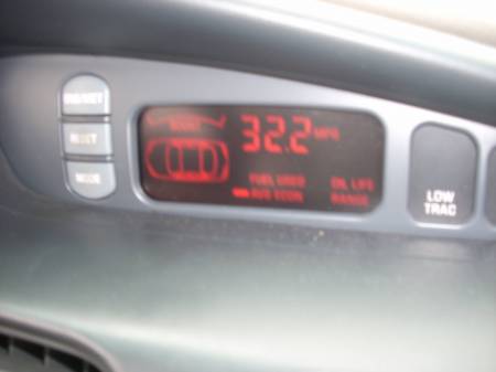 Record gas mileage!