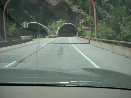 Lots of tunnels in Glenwood Canyon