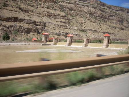Colorado River Dam from the other side