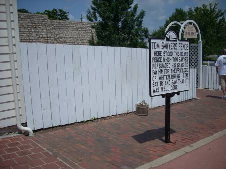 Tom Sawyer's White-washed fence