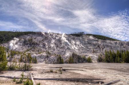 Roaring Mountain Yellowstone