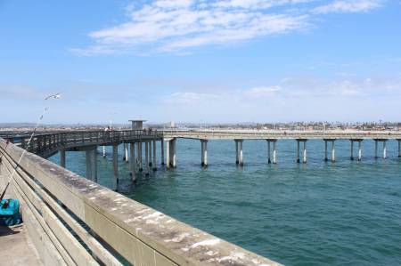 Towards the end of Ocean Beach Pier