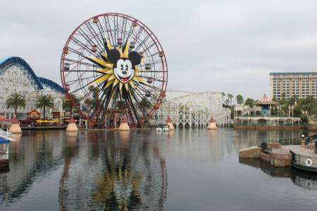 Looking at Paradise Pier - California Adventure