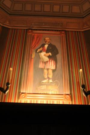 Inside Haunted Mansion Stretching Room