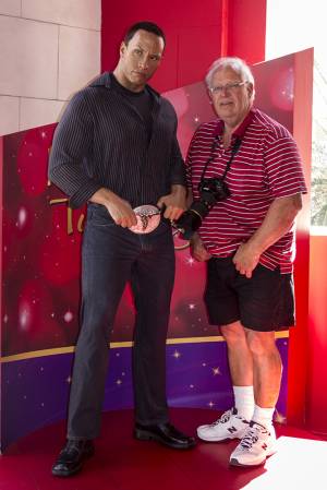 Meeting the Rock.