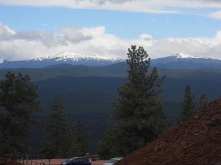Mount Bachelor as seen from Lava Butte