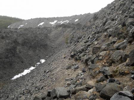 Obsidian Flow in Newberry Volcanic National Monument