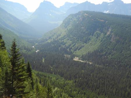 Stunning mountains in Glacier National Park