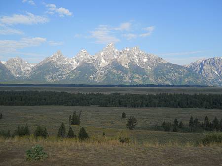 2 - Grand Teton in morning sunlight