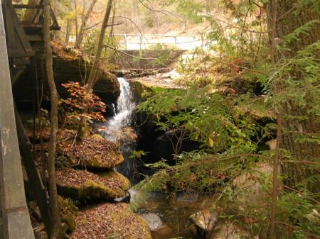 Rainbow Falls at Dismals Canyon