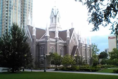 Mormon Church in Temple Square