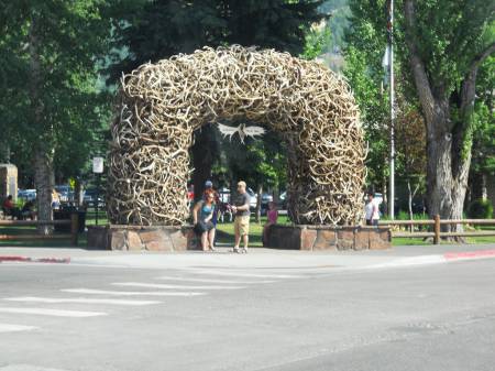 Jackson's famous antler arches