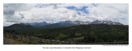 San Juan Mountains Near Ridgeway