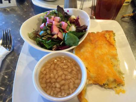 Desert Rain Cafe - squash enchiladas