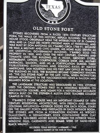 Stone Fort plaque