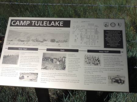 Tule Lake sign board