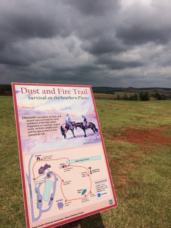 Washita trail sign