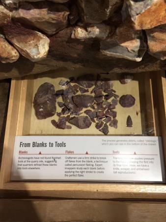 Alibates Flint display