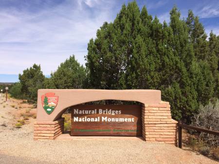 Natural Bridge NM sign