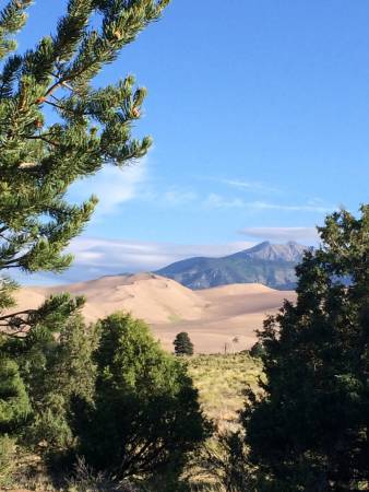 Morning campground view Great Sand Dune - 587