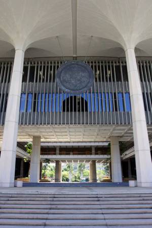 [RT08A_083] (Oahu) Hawaii State Capitol, Honolulu