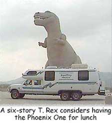 T Rex threatens Phoenix