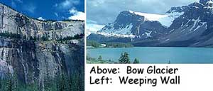 Bow Glacier & Weeping Wall