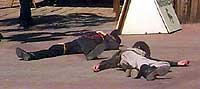 Staged gunfight