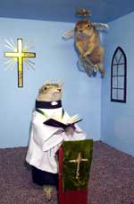 Gophers in church