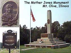 The Mother Jones Monument, Mt. Olive, Illinois