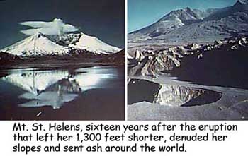 Mt. St. Helens 16 years after the eruption