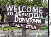 Beautiful Downtown Talkeetna