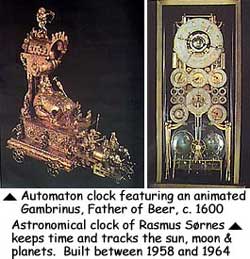 Two amazing time pieces: an automaton & an astronomical clock