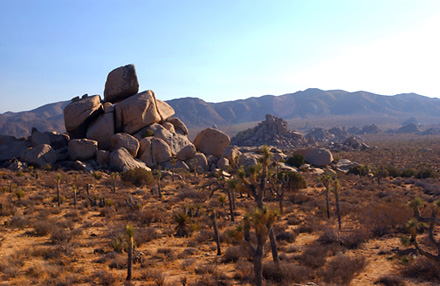 Boulders in Joshua Tree