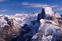 Half Dome in winter