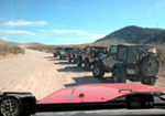 Jeeps in Death Valley