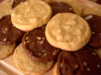 Vanilla & Chocolate Almond Cookies