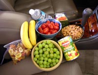 Road trip snacks