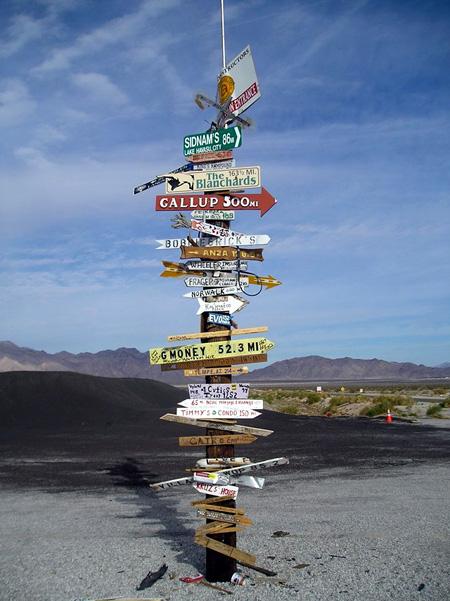 Iron Mountain Sign Pole