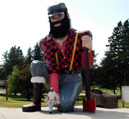 Akeley's Paul Bunyan.