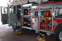 Ladder truck equipment