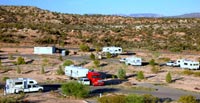 RVs in campground