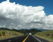On the road