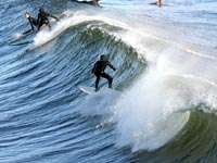 Surfing Santa Cruz