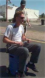 It's a racing keg!