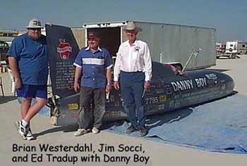 Brian Westerdahl, Jim Socci, and Ed Tradup with Danny Boy