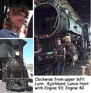 Lynn Bjorklund, Lance Hunt & the historic locomotives of Ely, Nevada