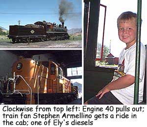 Stephen Armellino gets a ride in the cab