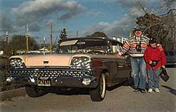 Bill & Linda Coulman with their '59 Ford Fairlane 500